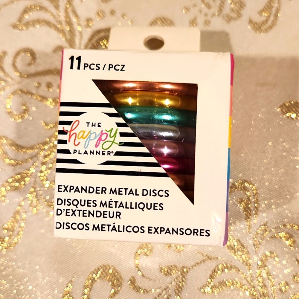 The Happy Planner Metal Expander Discs Rainbow